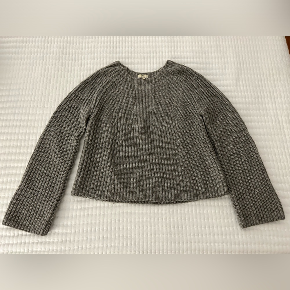 Joie Chunky Gray Knit Sweater